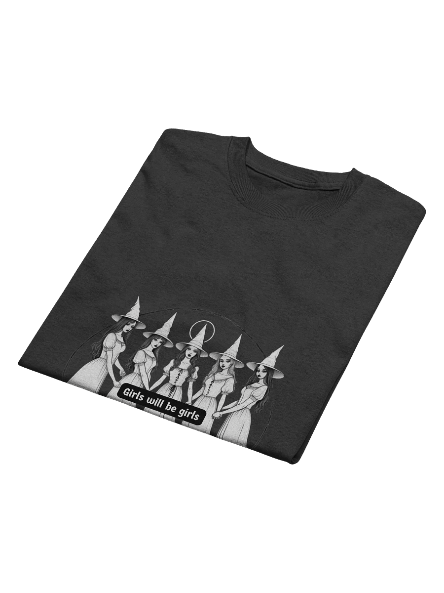 Witchy Women Circle T-Shirt Goth dark Halloween Girls will be Girls product image (4)