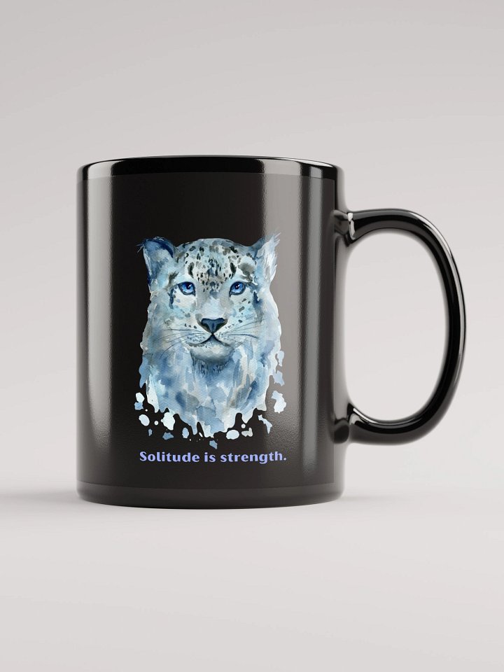 Solitude in strength - Snow Leopard Mug product image (1)