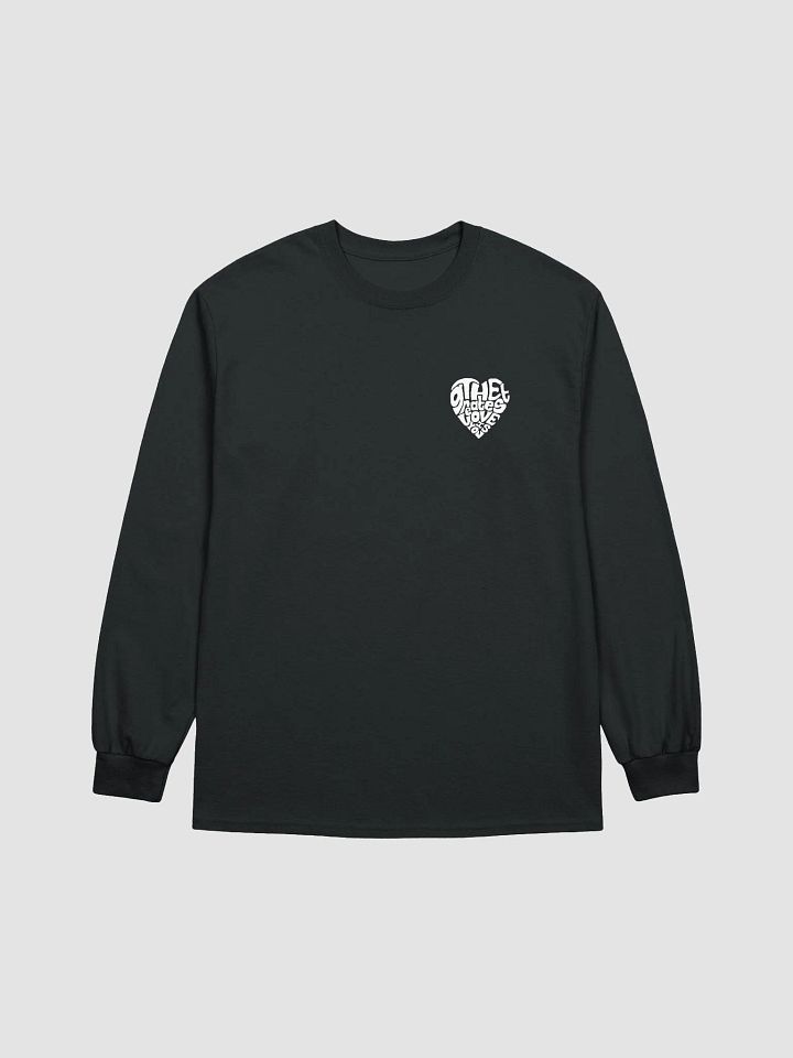 Lyric Heart long sleeve front & back product image (1)