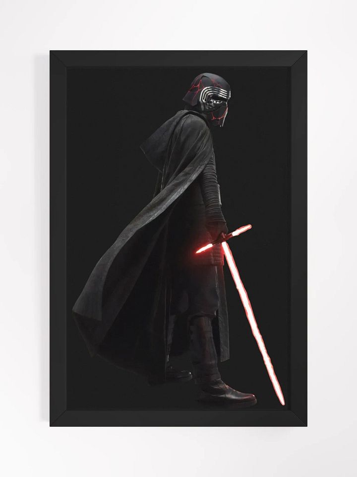 Framed Kylo Ren Lightsaber Art Print product image (1)
