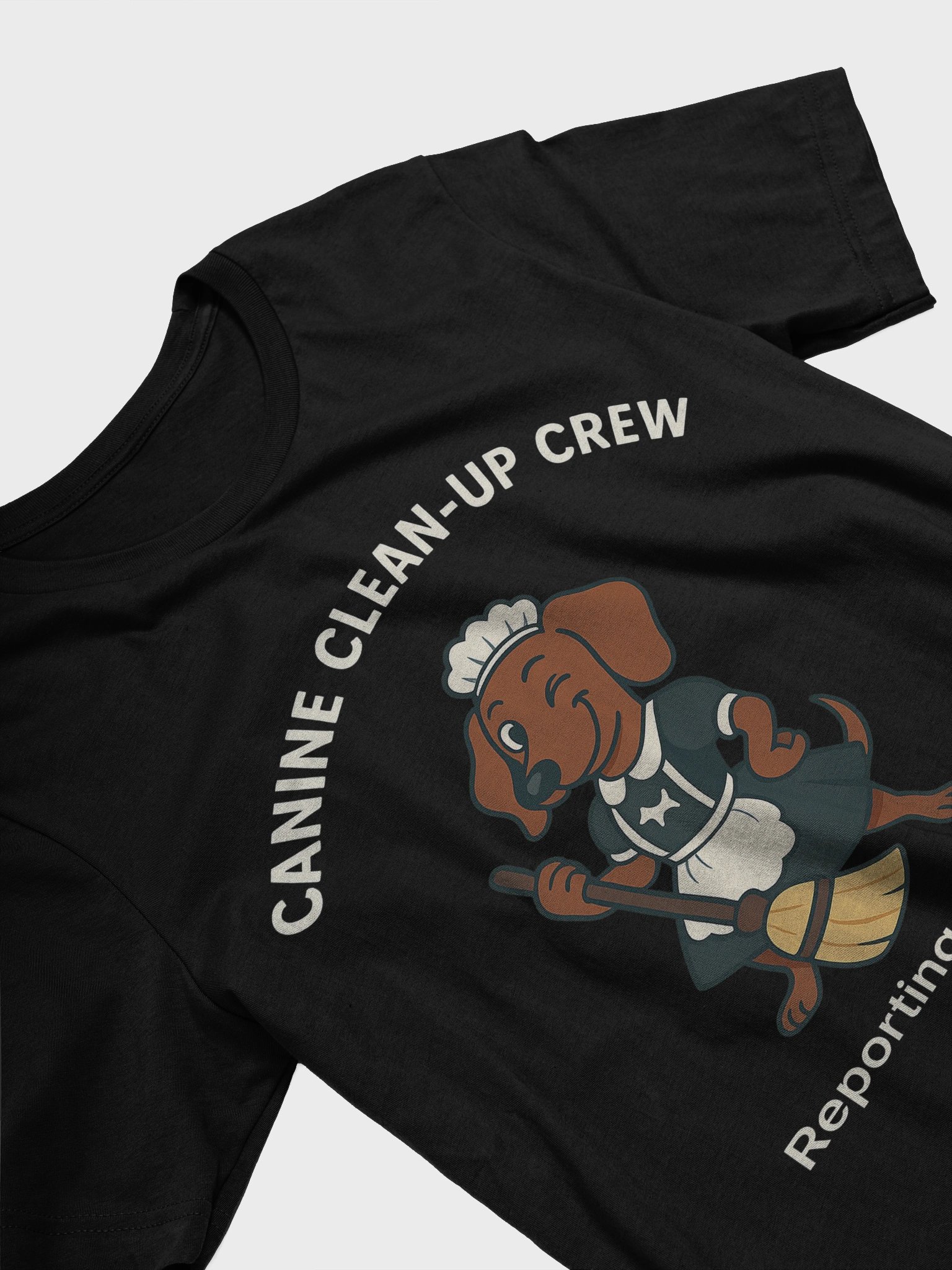 Canine Clean-Up Crew – Reporting for Doody Tee product image (3)