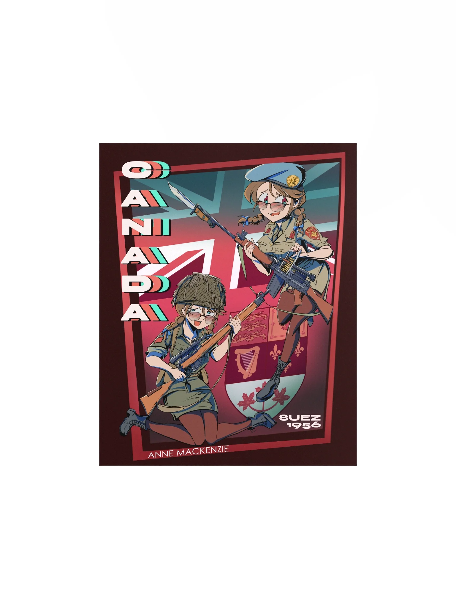 Canadian Girl of Peace! Anne Mackenzie - SUEZ 1956 Printo product image (3)