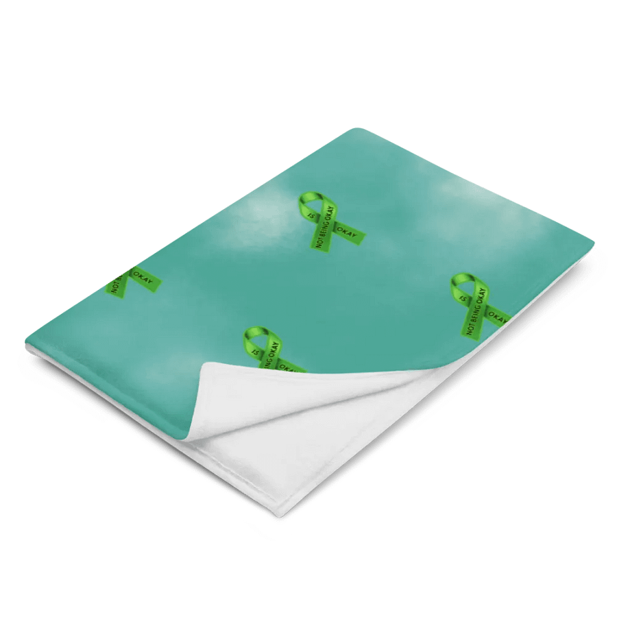 Green Ribbon Awareness Blanket product image (2)