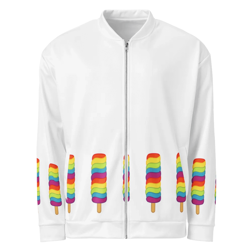Rainbow Popsicle Dreams Bomber Jacket product image (1)