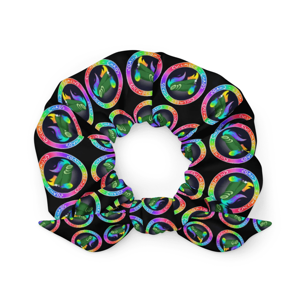 Cucumber Chaos - Printed Scrunchie product image (1)