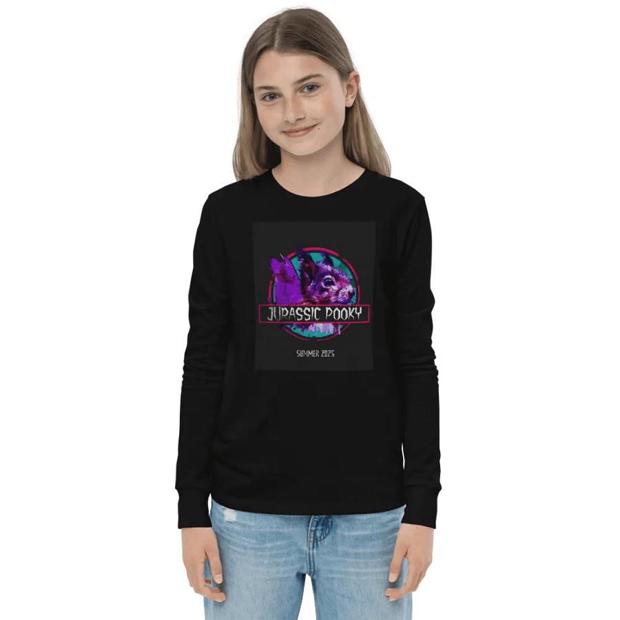 Jurassic Pooky Summer 2025 YOUTH Long Sleeve Tee product image (1)