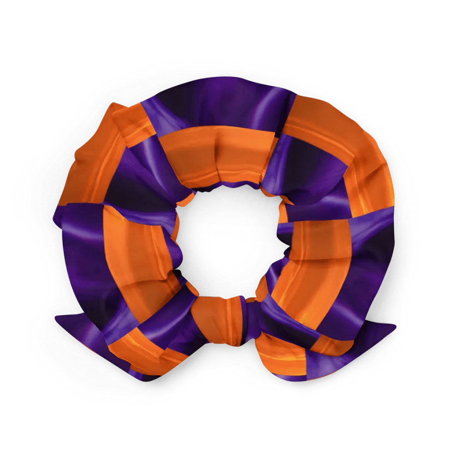 Festive Halloween Checkerboard All-Over Print Scrunchie product image (6)