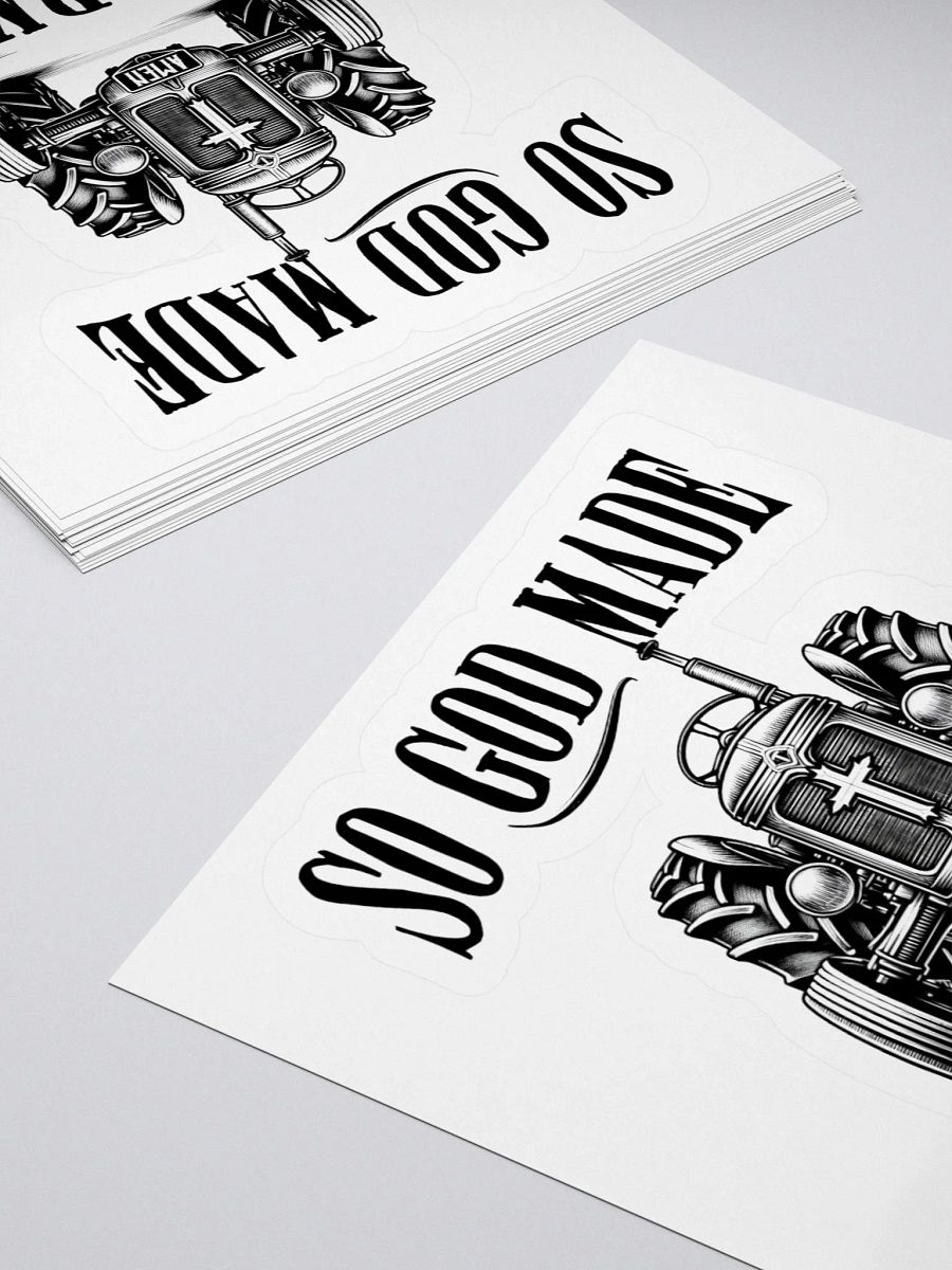 So God Made a Farmer Sticker product image (12)