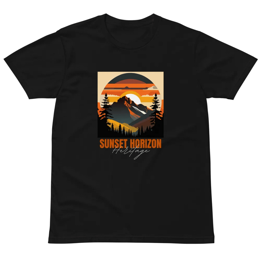 Sunset Horizon Mountain Tee product image (3)