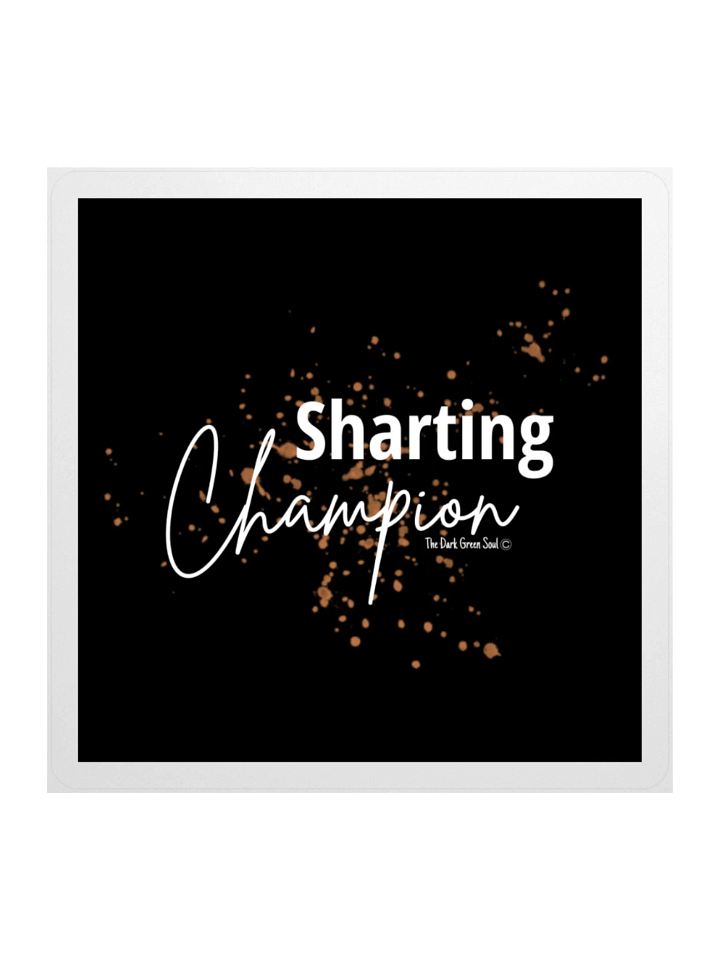Sharting Champion White - Sticker product image (2)