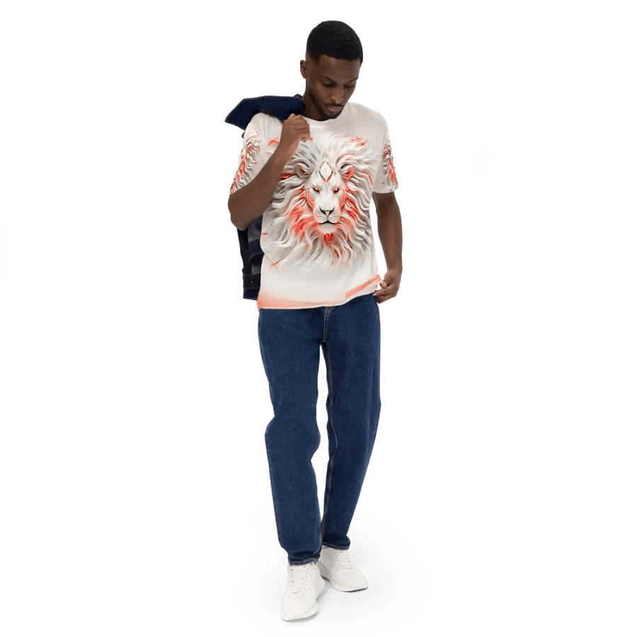 White Lion T shirt product image (5)