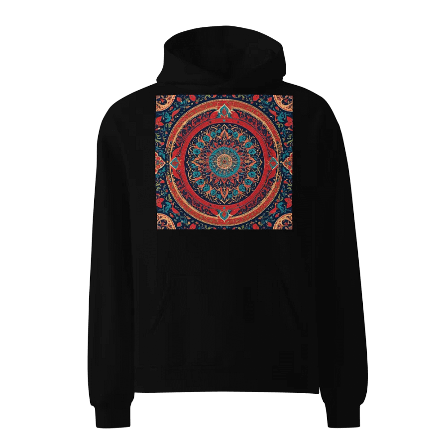 Hoodie with Persian Carpet Design Mix of Beautiful Colors product image (1)