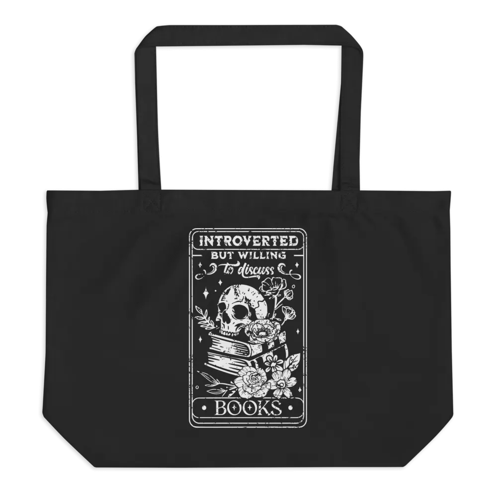 Introverted But Willing To Discuss Books Bag product image (1)