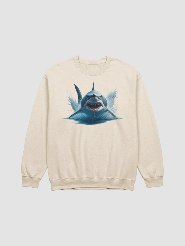 Splash Shark Crewneck Sweatshirt product image (1)
