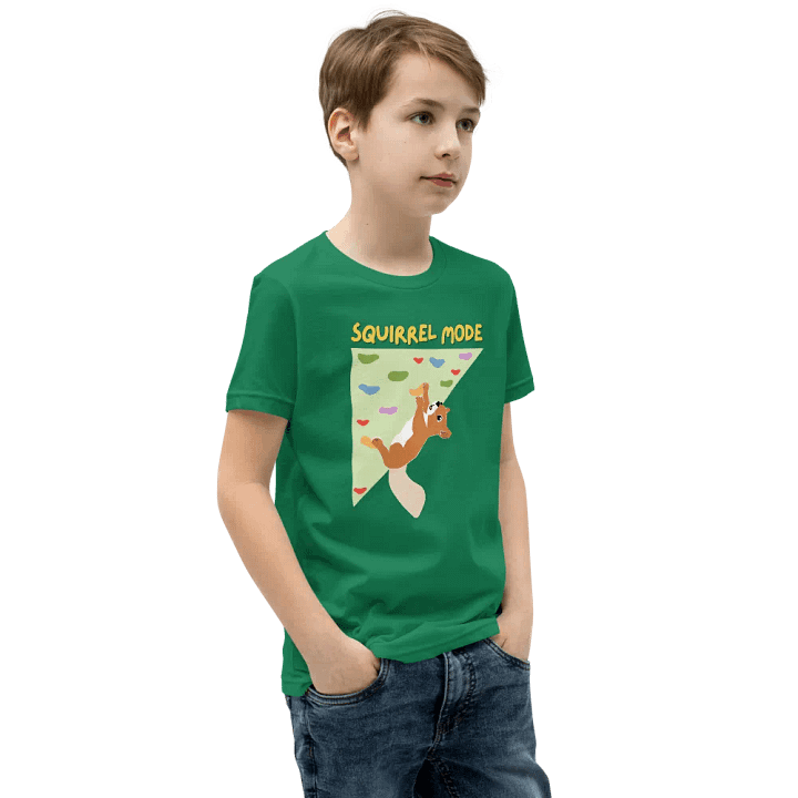 Squirrel Mode - Youth Climbing T-Shirt product image (30)