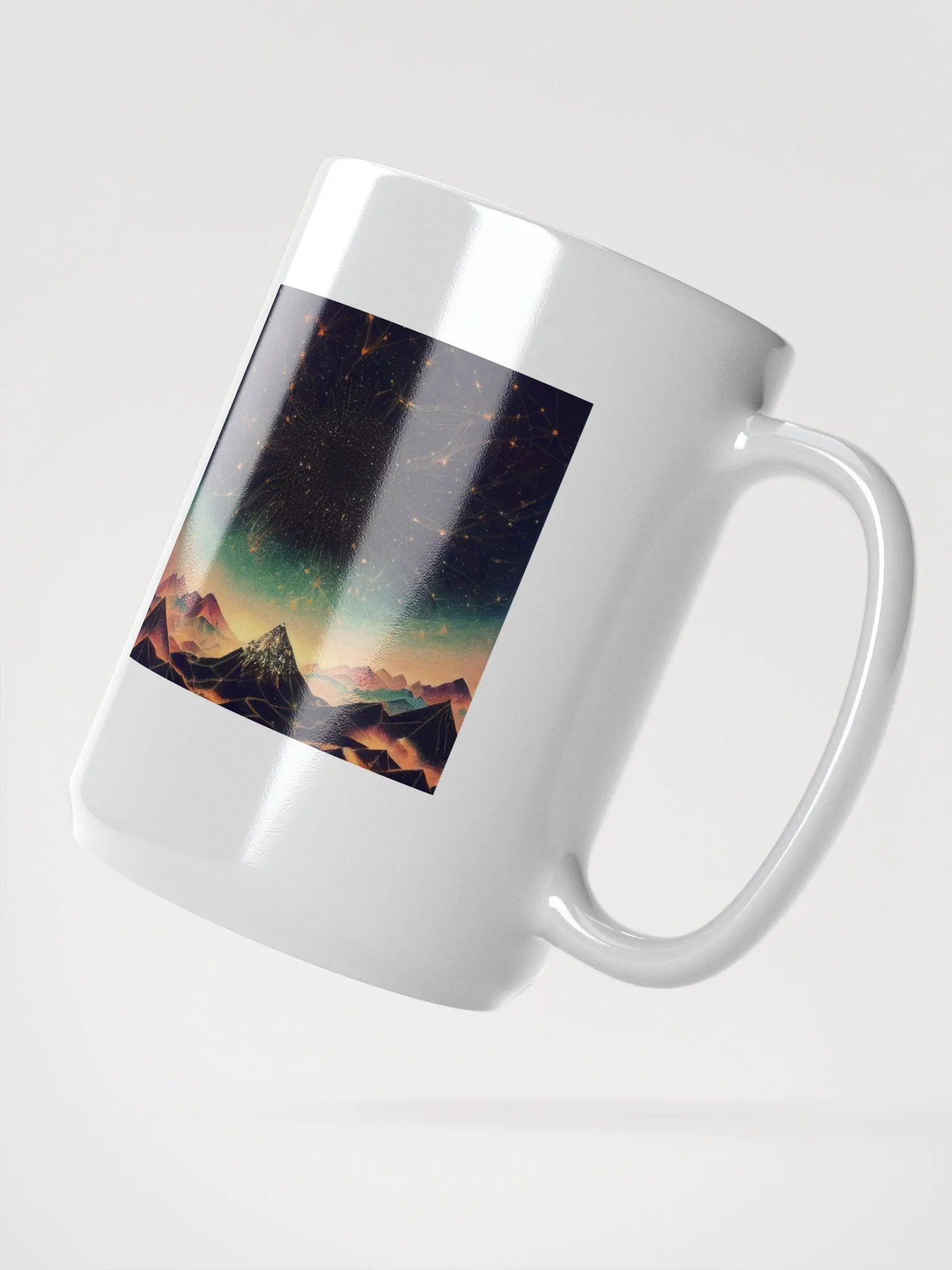 Cosmic Dream White Glossy Mug product image (2)