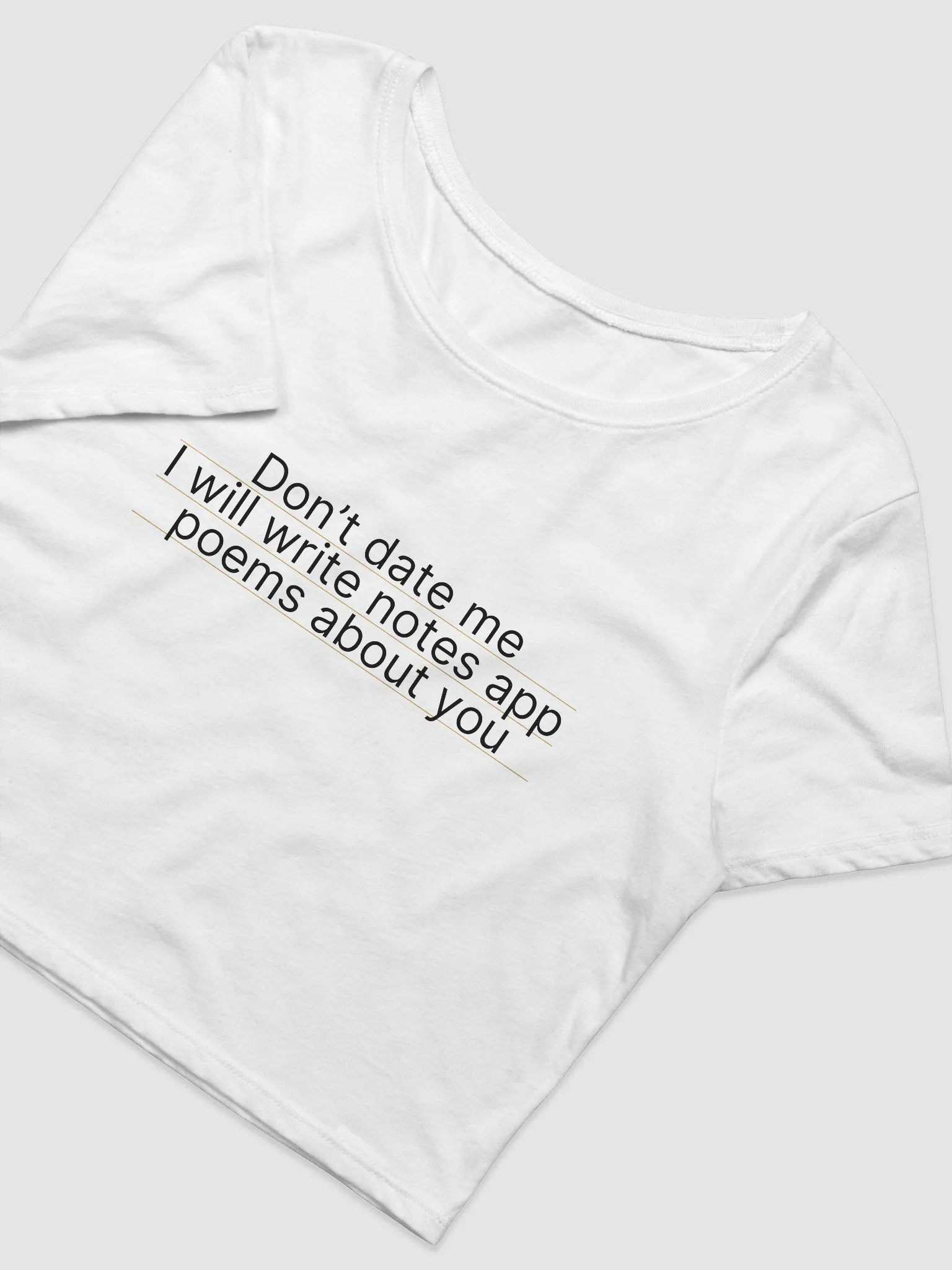 Notes App Baby Tee product image (3)