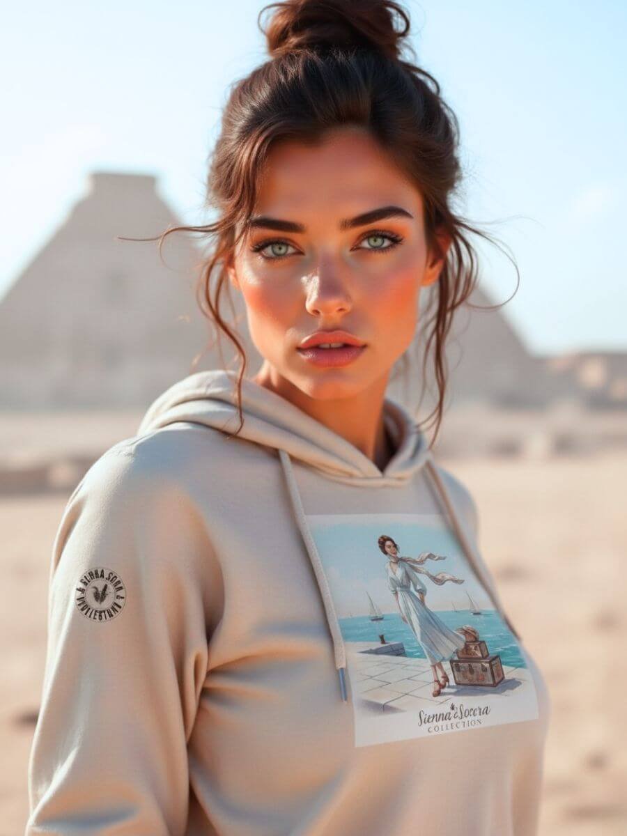 Seaside Escape Hoodie – Vintage Travel Poster Vibe product image (1)