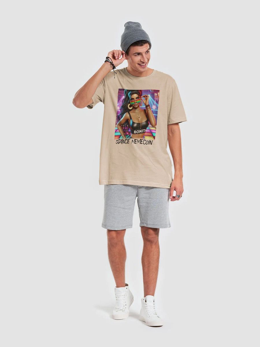 BONITA - DANCE MEMECOIN - PREMIUM TEE - TAN product image (1)