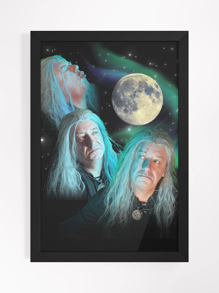 Three Witcher Moon framed art print product image (1)