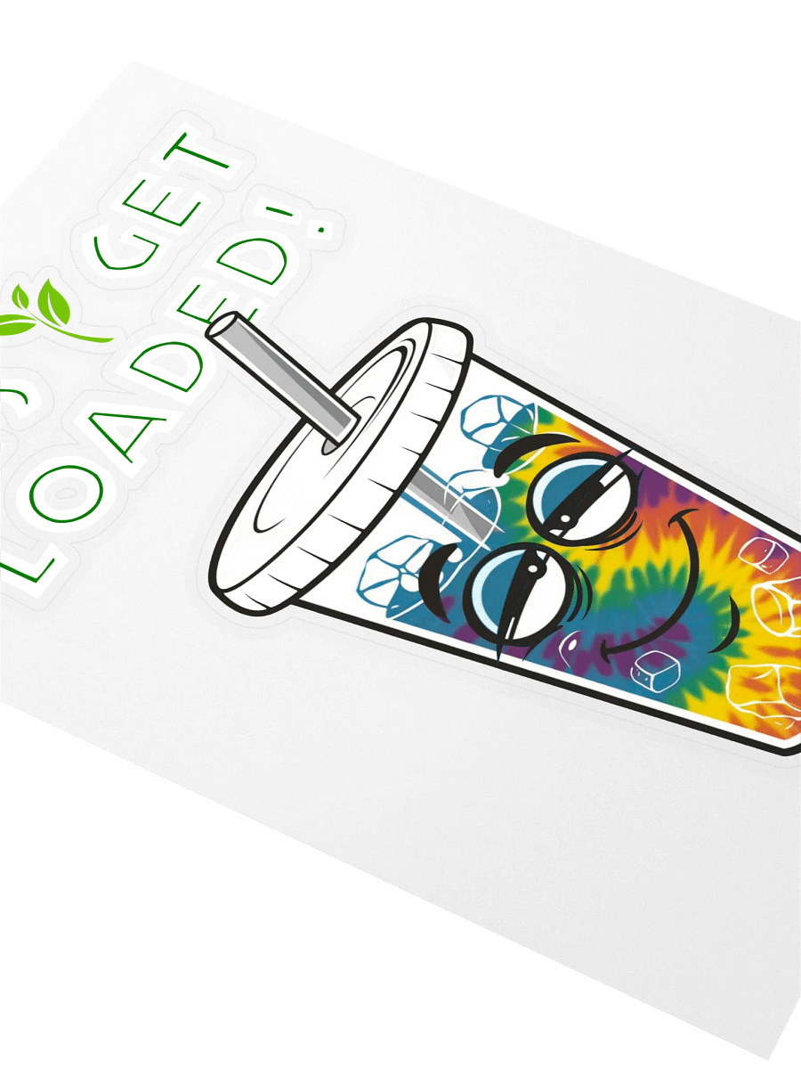 Let's Get Loaded Glass Sticker product image (2)