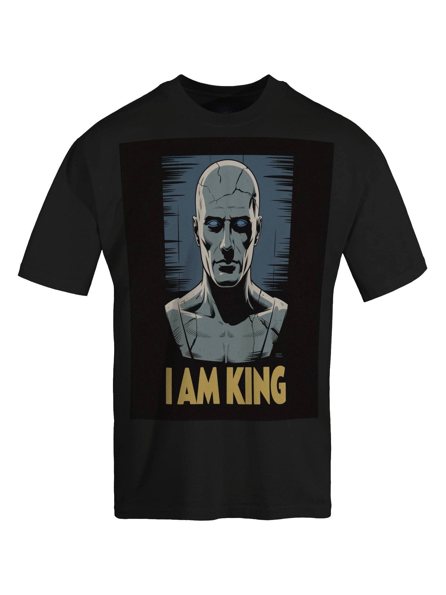 I Am King: Ozymandias Inspired Oversized Faded T-Shirt product image (1)