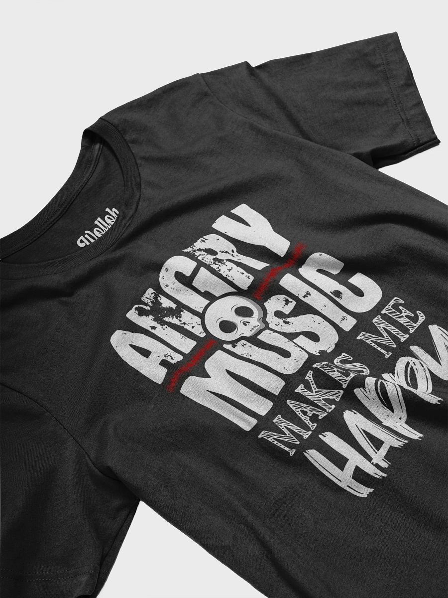 Angry Music Makes Me Happy – Funny T-Shirt for Metal and Rock Fans product image (4)