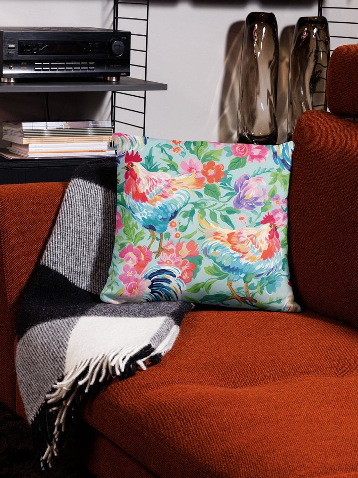 Floral Chicken Pillow - Duo Design product image (2)