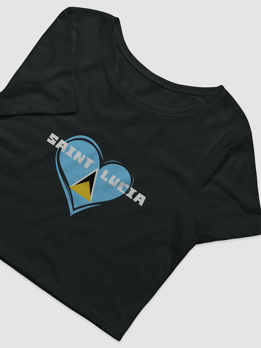 Saint Lucia Heart Crop Tee product image (5)