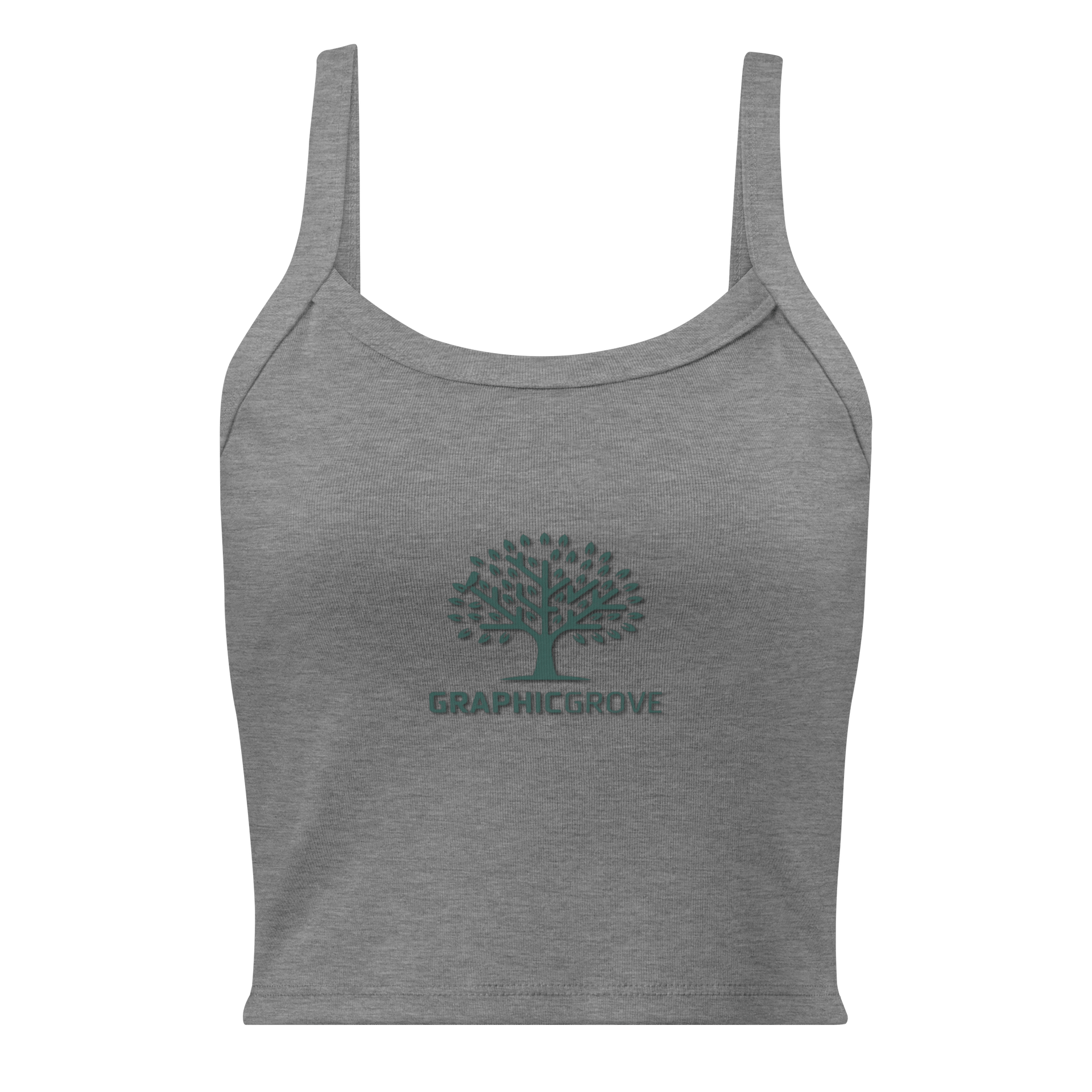 Women’s Micro-Rib Tank Top Graphic Grove Design – Stretch Fit XS-2XL product image (1)
