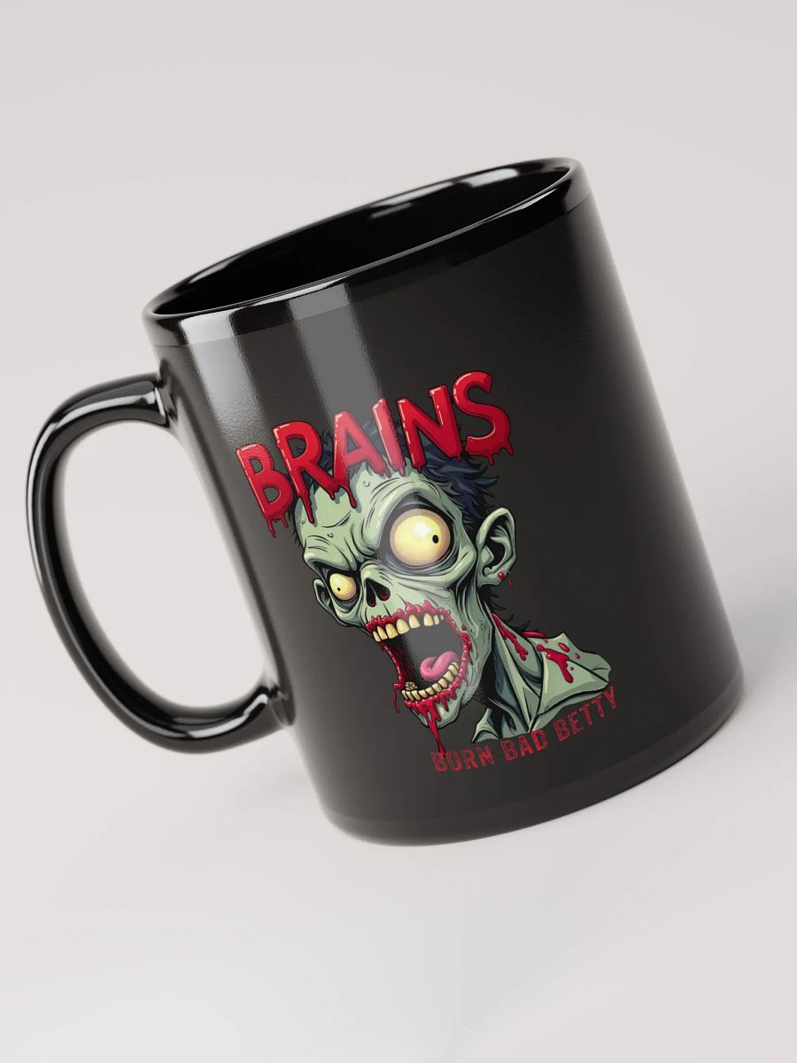 Zombie Brains Black Mug product image (4)