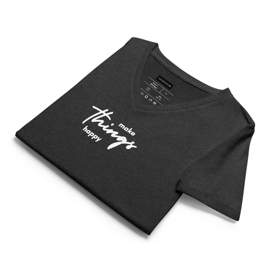 'Make Things Happy' Women's V-Neck Tee product image (7)