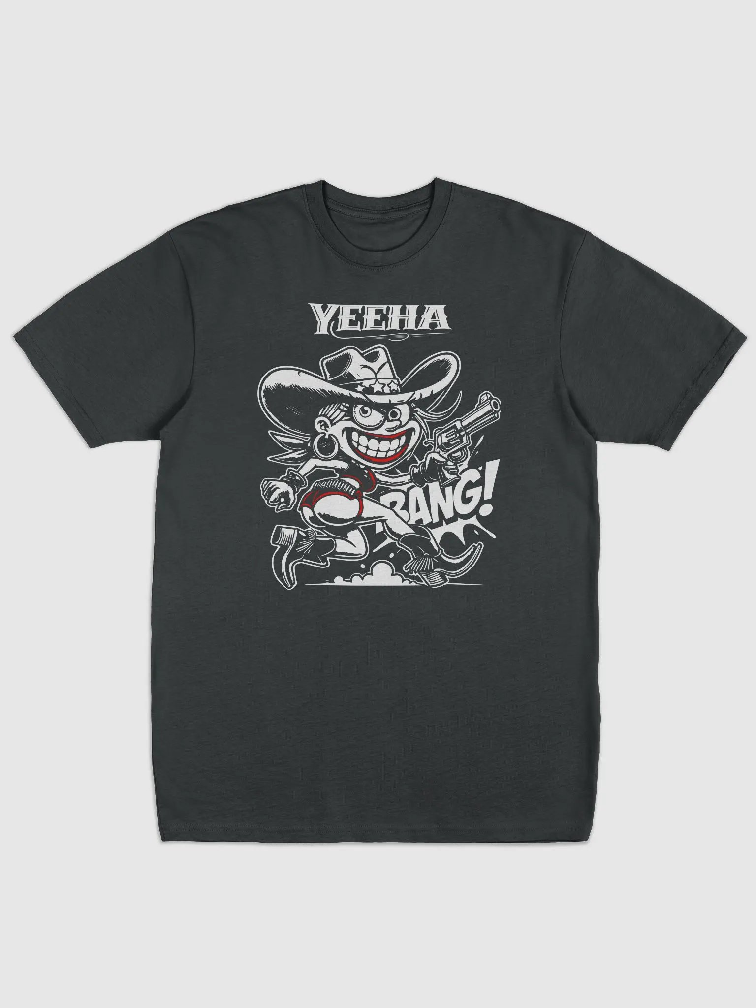 Yeehaw Cowboy Pointing Finger Guns Tee product image (1)