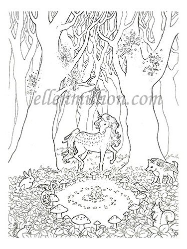 The Gathering - Coloring Page product image (1)