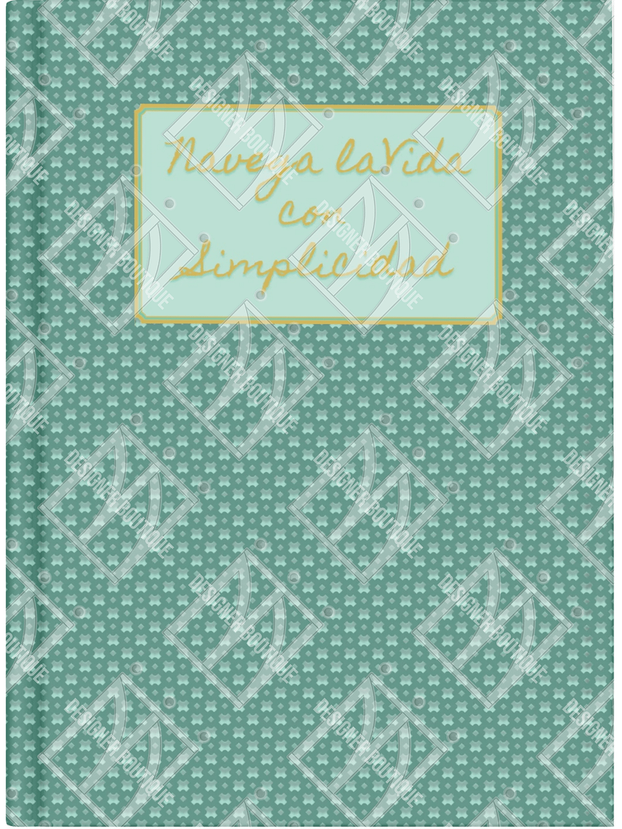New ProductNavega la Vida con Simplicidad Agenda Sin Fecha Impresa - (Spanish Edition) product image (1)