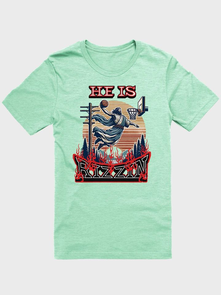 He Is Rissin Basketball Jesus Iconic Softness T-Shirt product image (10)