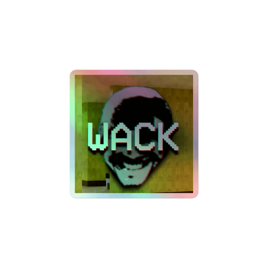 Holographic WACK Sticker product image (1)