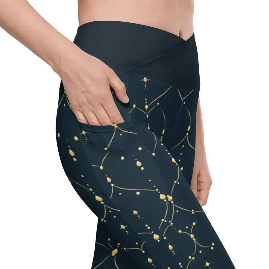Dhyana - Crossover Leggings with Pockets product image (10)