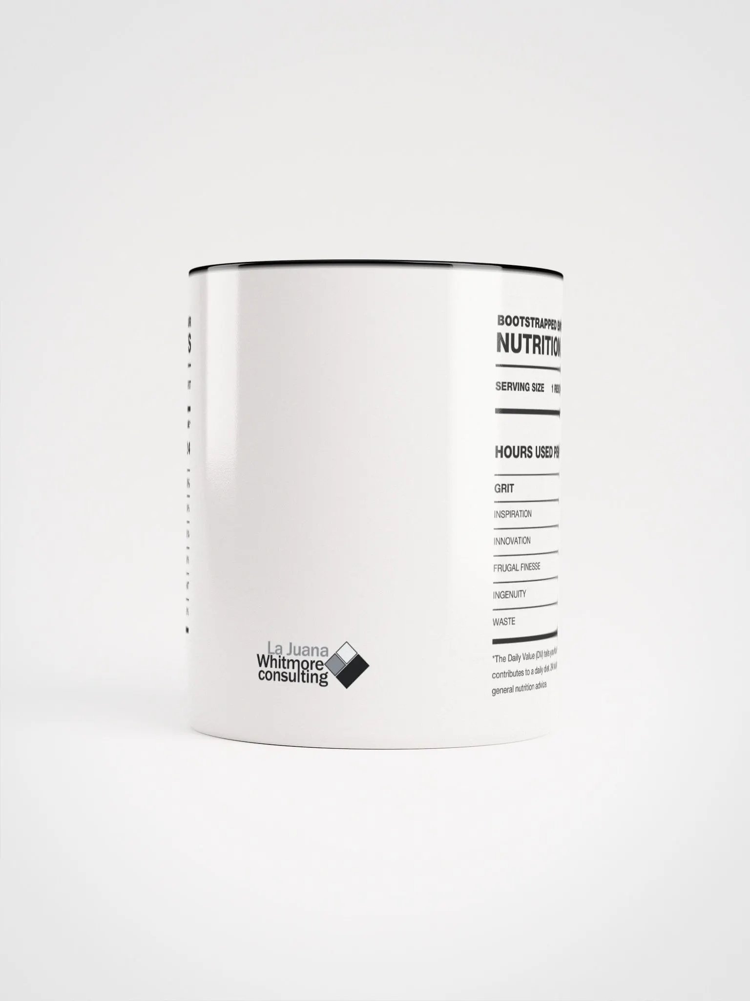 BOOTSTRAPPED ENTREPRENEUR Nutrition Facts Ceramic Mug product image (5)