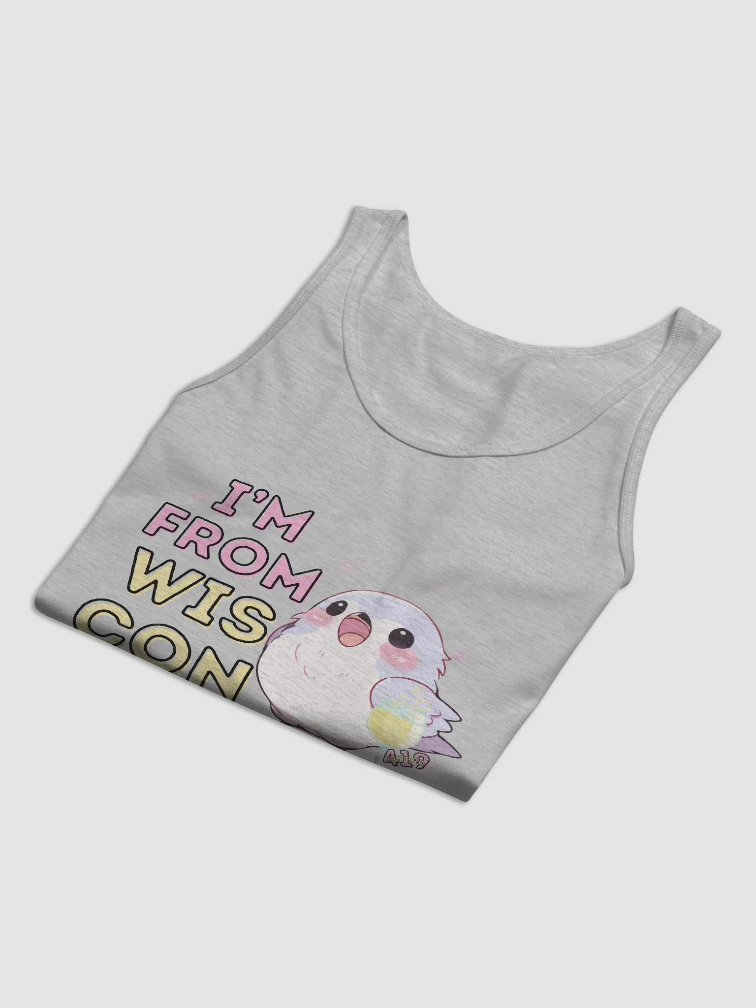 I'm From Wisconsin Light-Colored Tank Top product image (8)