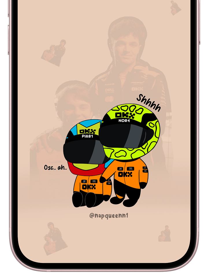 Landoscar Las Vegas GP 2024 - Phone Wallpaper product image (2)