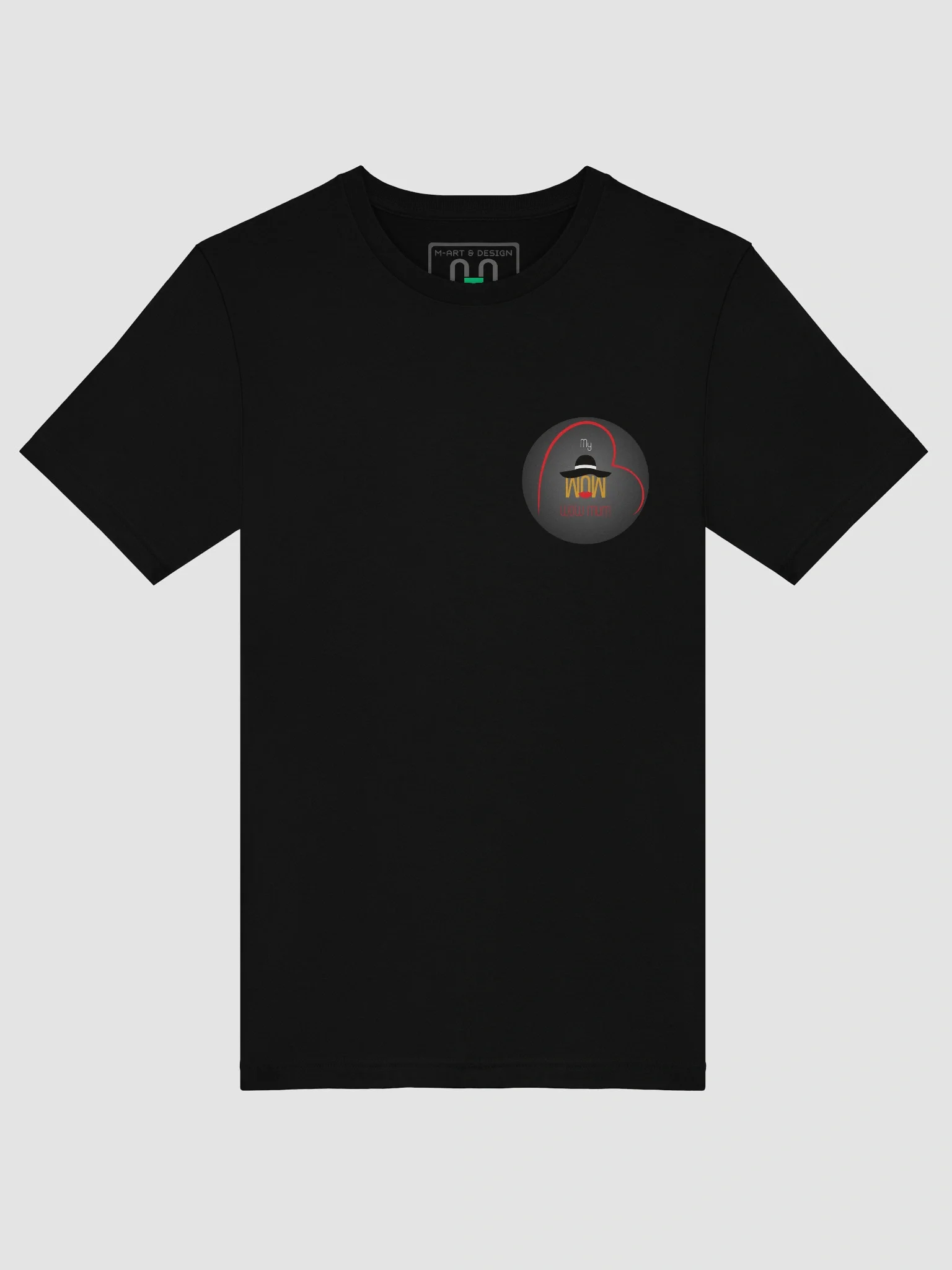 Wow Mum Stylized Graphic T-Shirt product image (5)