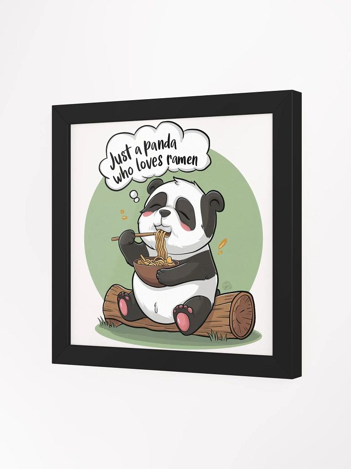 Panda Eating Ramen Print product image (18)