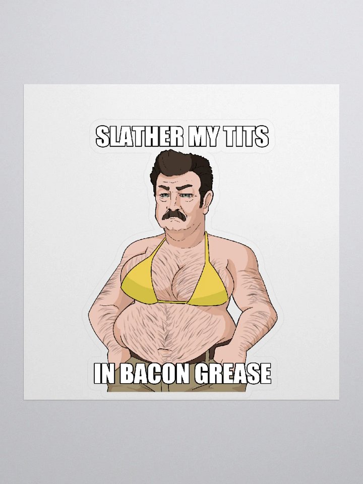 Greasy Chest Sticker product image (1)