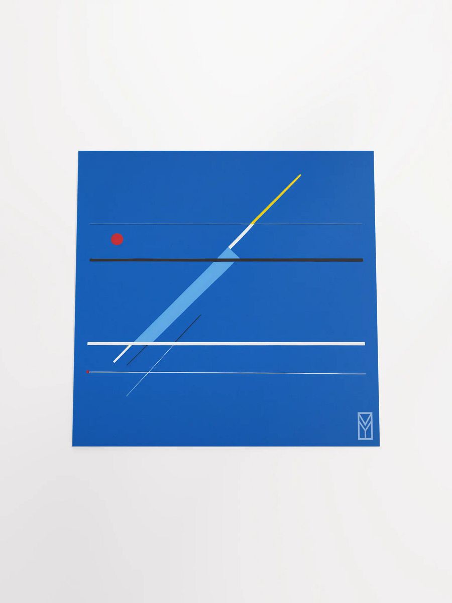 Poster Blue Screen: Abstract Art product image (4)