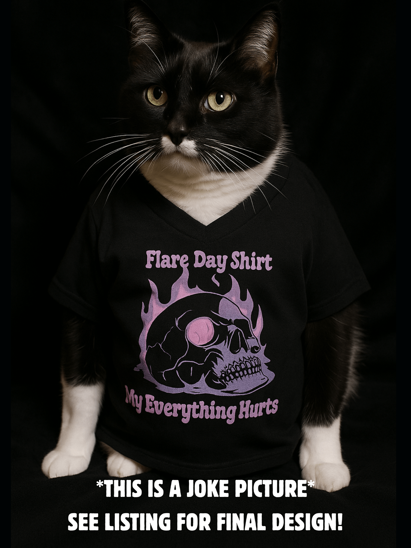 My Everything Hurts! Men's Soft V-Neck (Purple) product image (2)