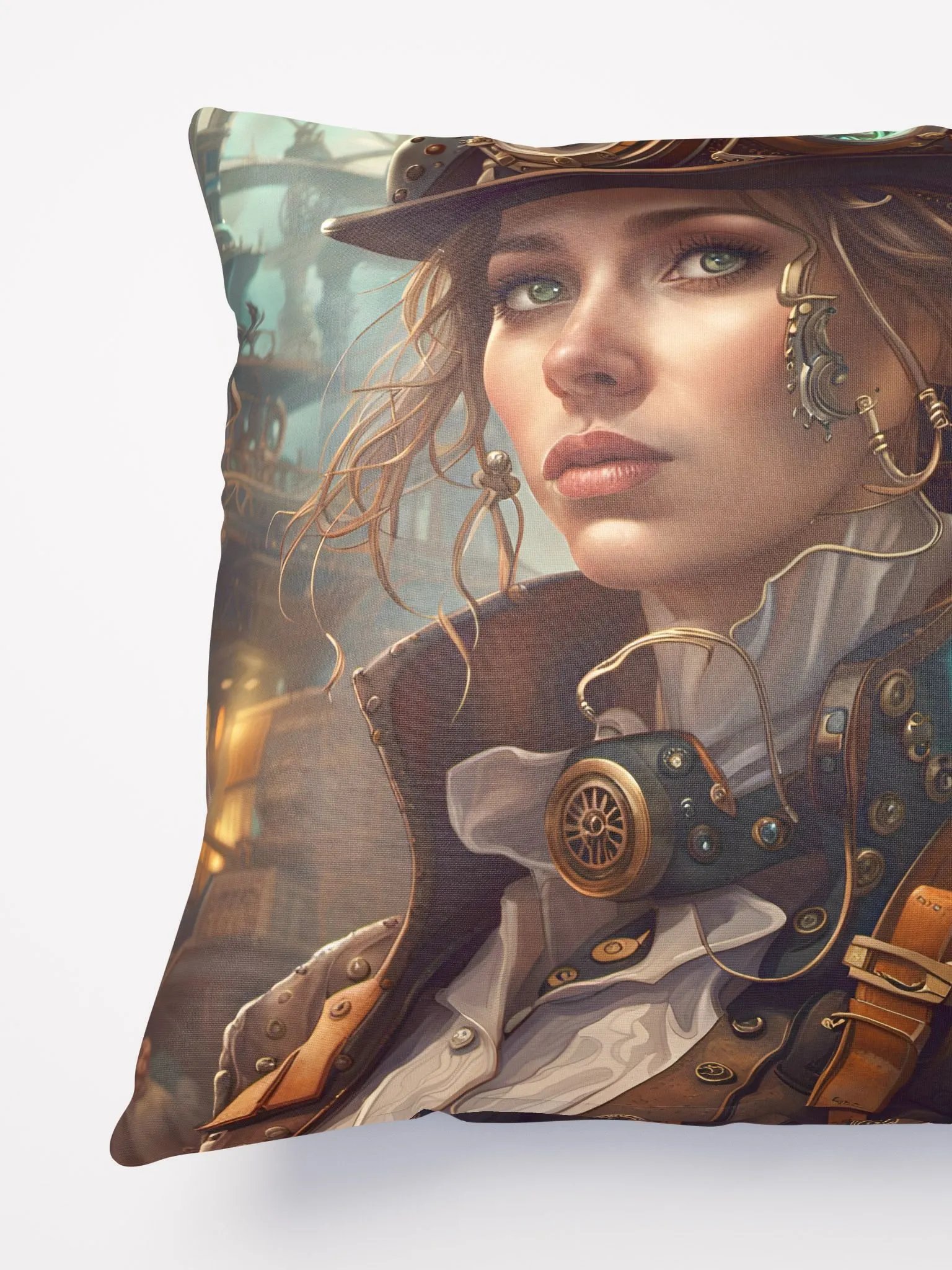 Steampunk Female Pillow product image (3)