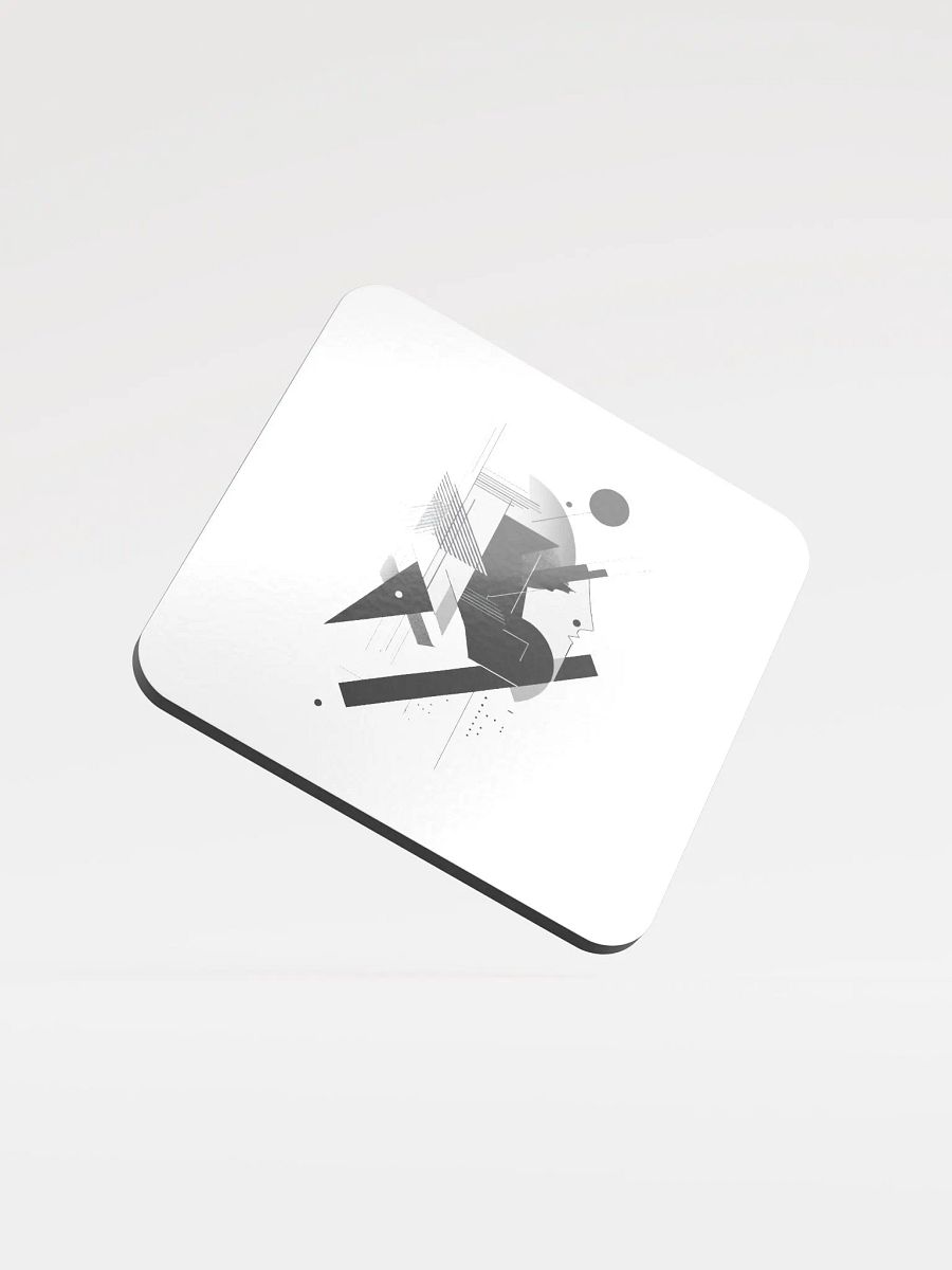 Abstract Persona 001 (Glossed Cork Coaster) product image (1)