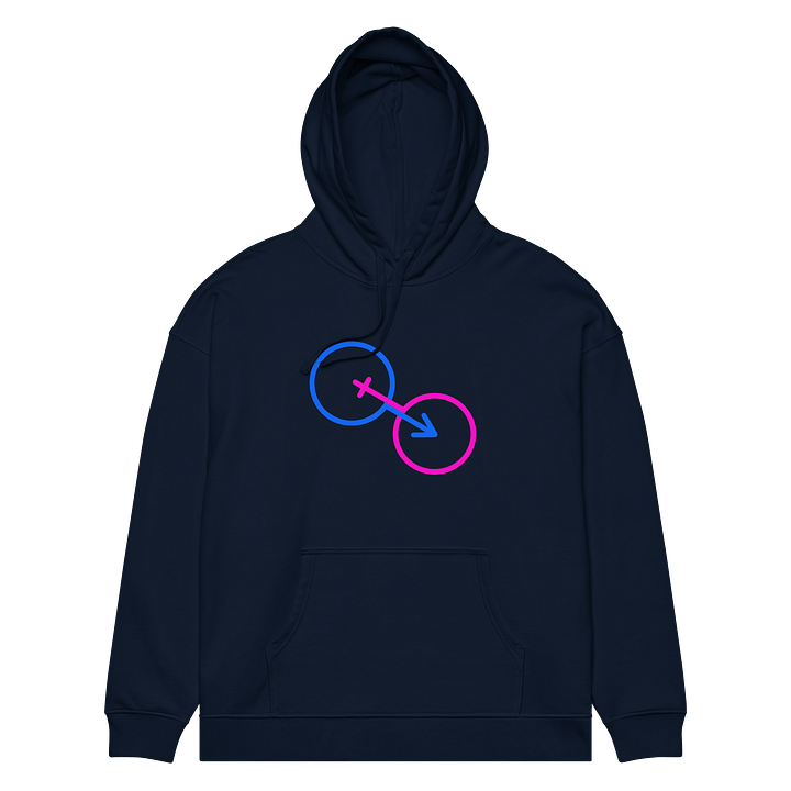 Straight Male & Female Harmony Organic Hoodie product image (2)