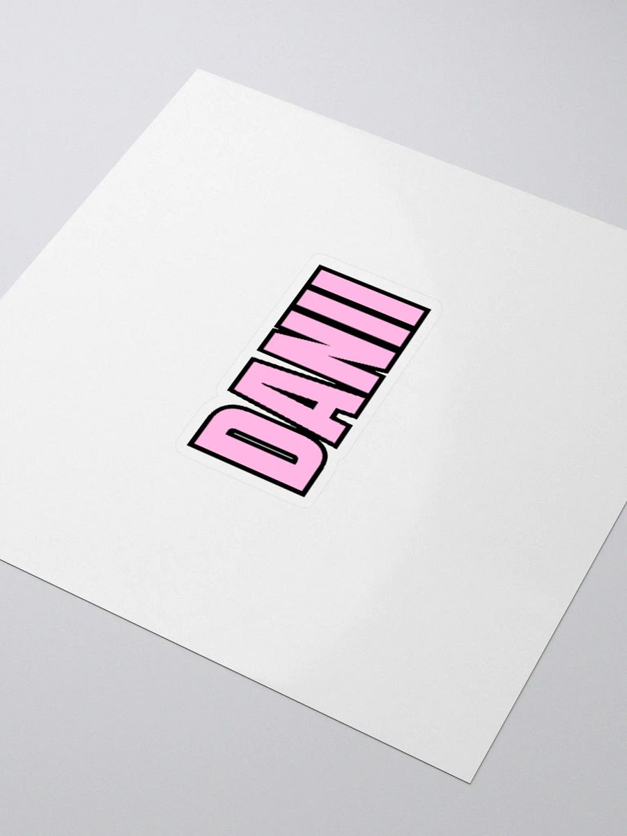 DANII PINK BLACK STICKER product image (10)